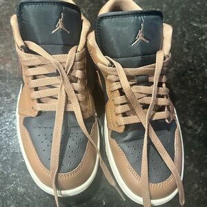 Nike Black and Brown High-Top Sneakers